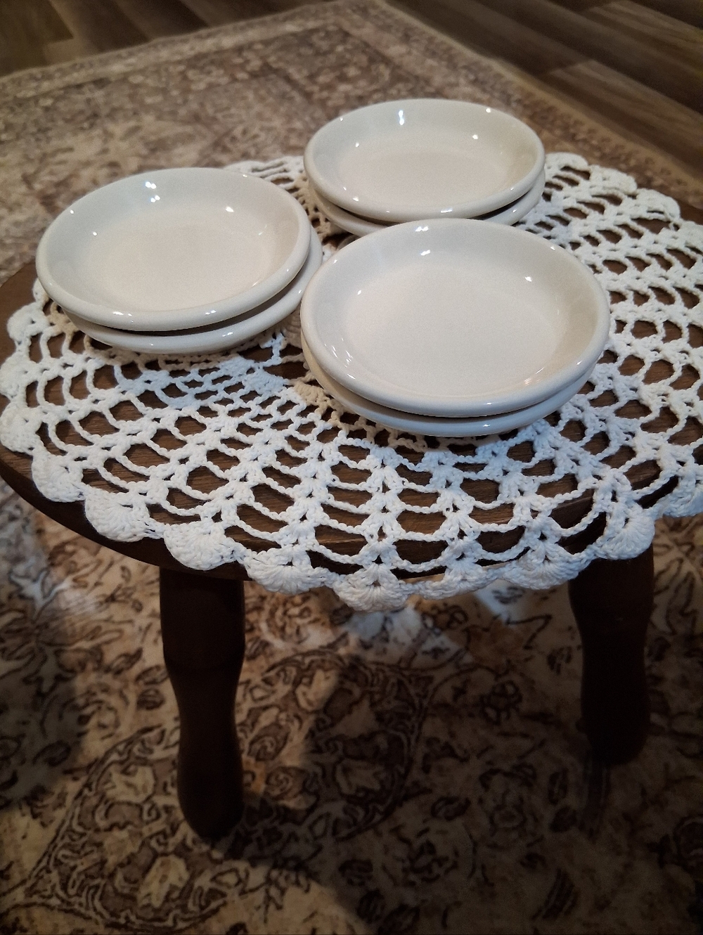 Set Of 6 Butterpats - Picture 2 of 3